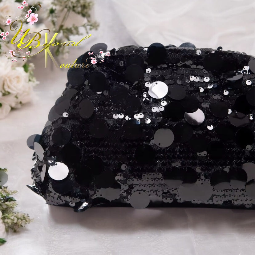 Sonia Sequin Clutch Bag