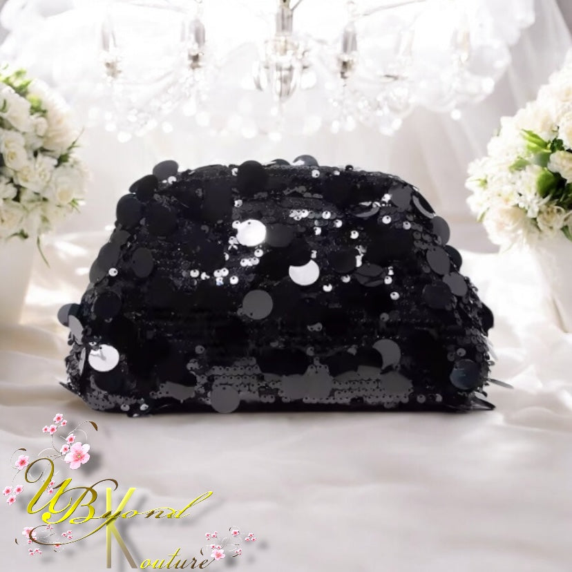 Sonia Sequin Clutch Bag
