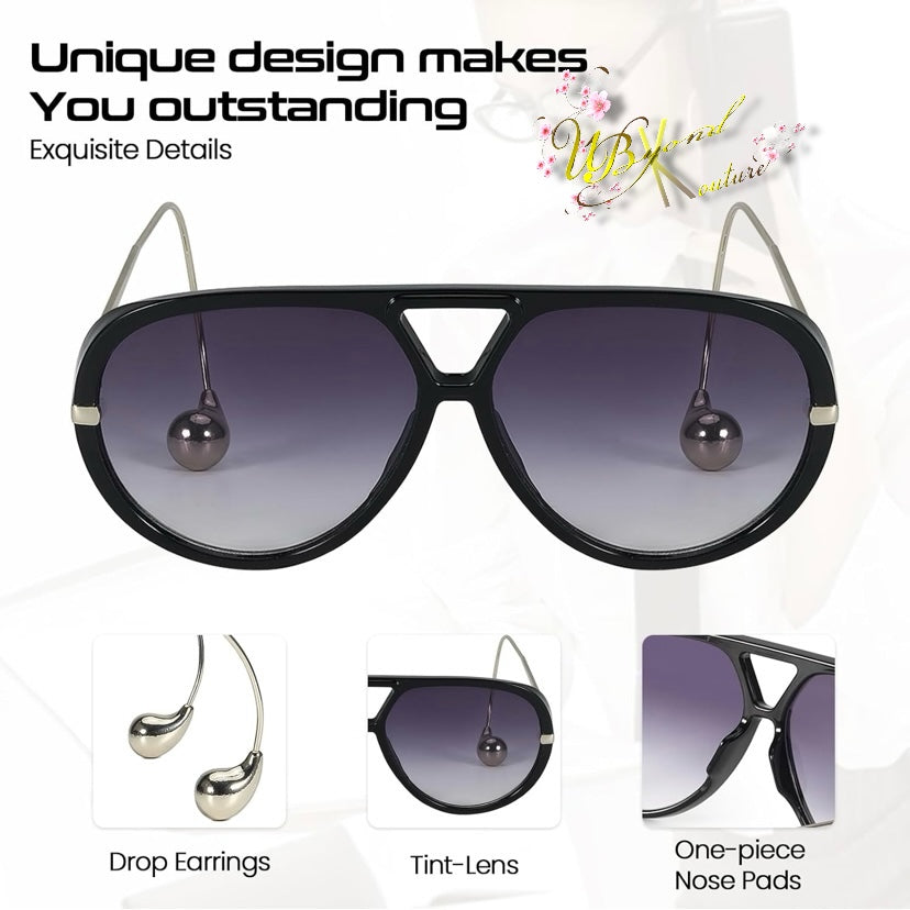 Don't Worry About My Behavior Aviator Sunglasses