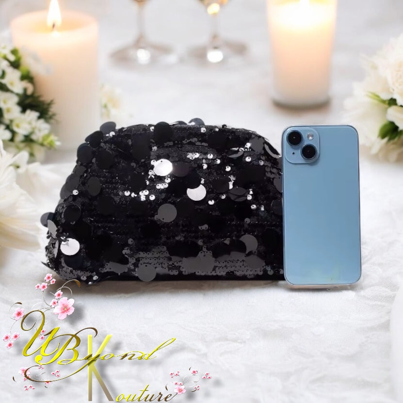 Sonia Sequin Clutch Bag
