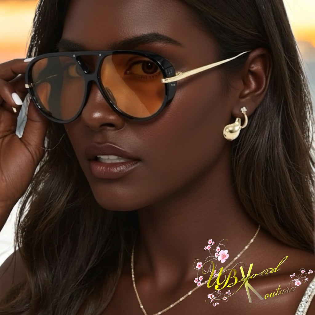 Come Closer Aviator Sunglasses