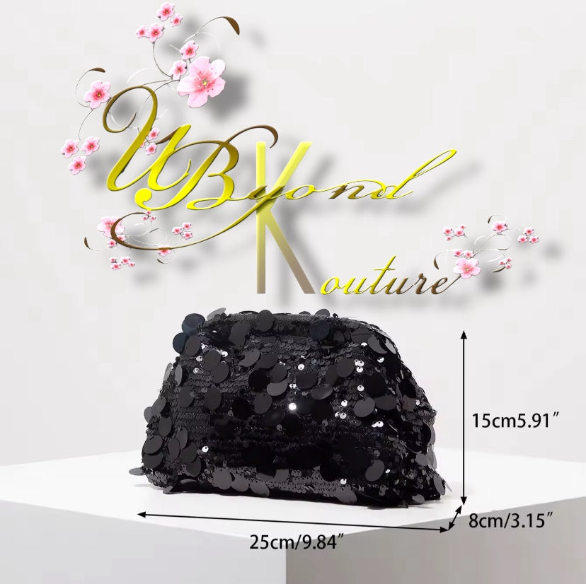 Sonia Sequin Clutch Bag