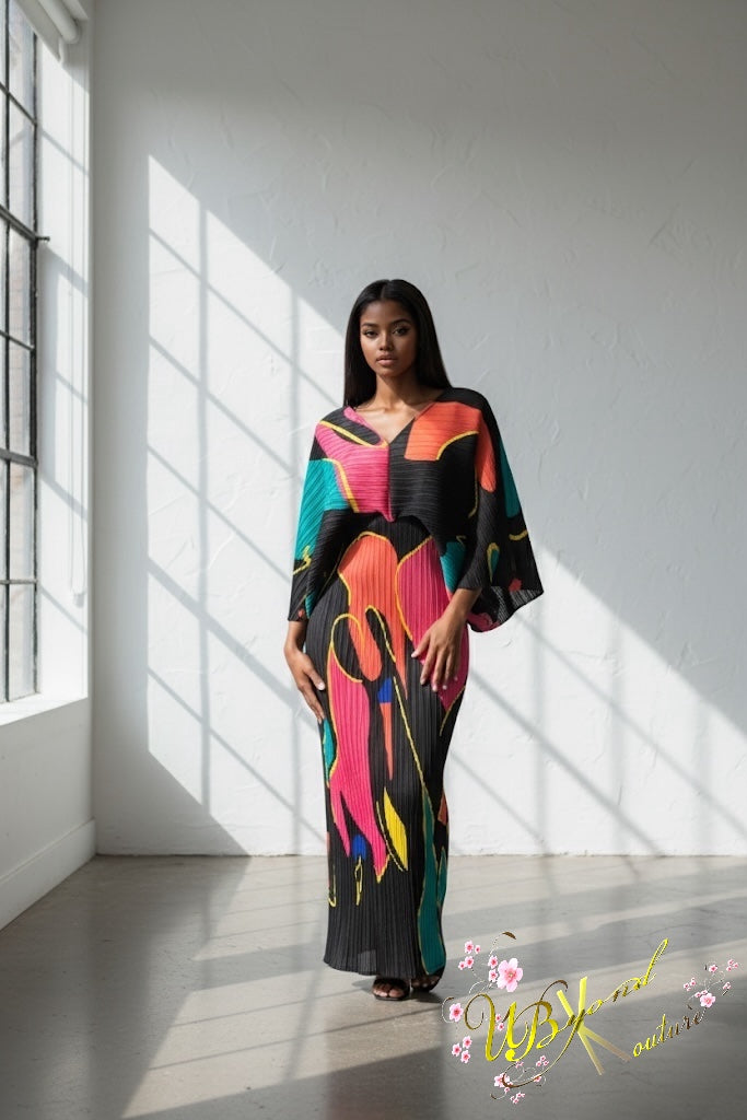 LaLa Midi Pleated Dress