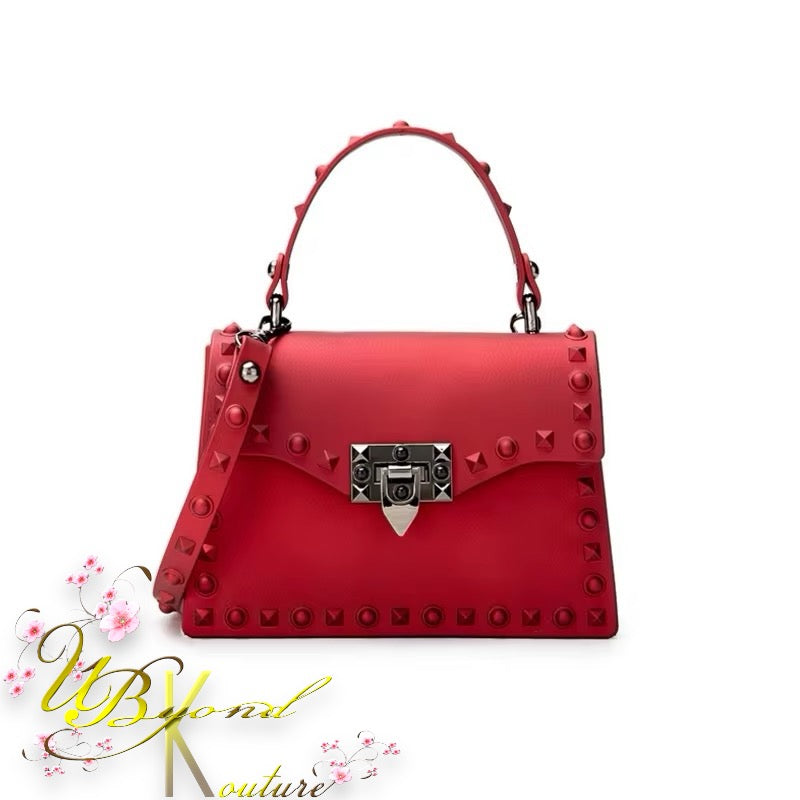 Scarlet Rouge Studded Handbag