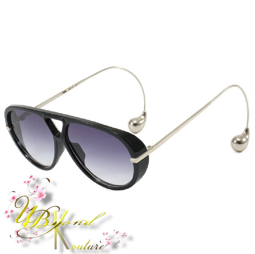 Don't Worry About My Behavior Aviator Sunglasses