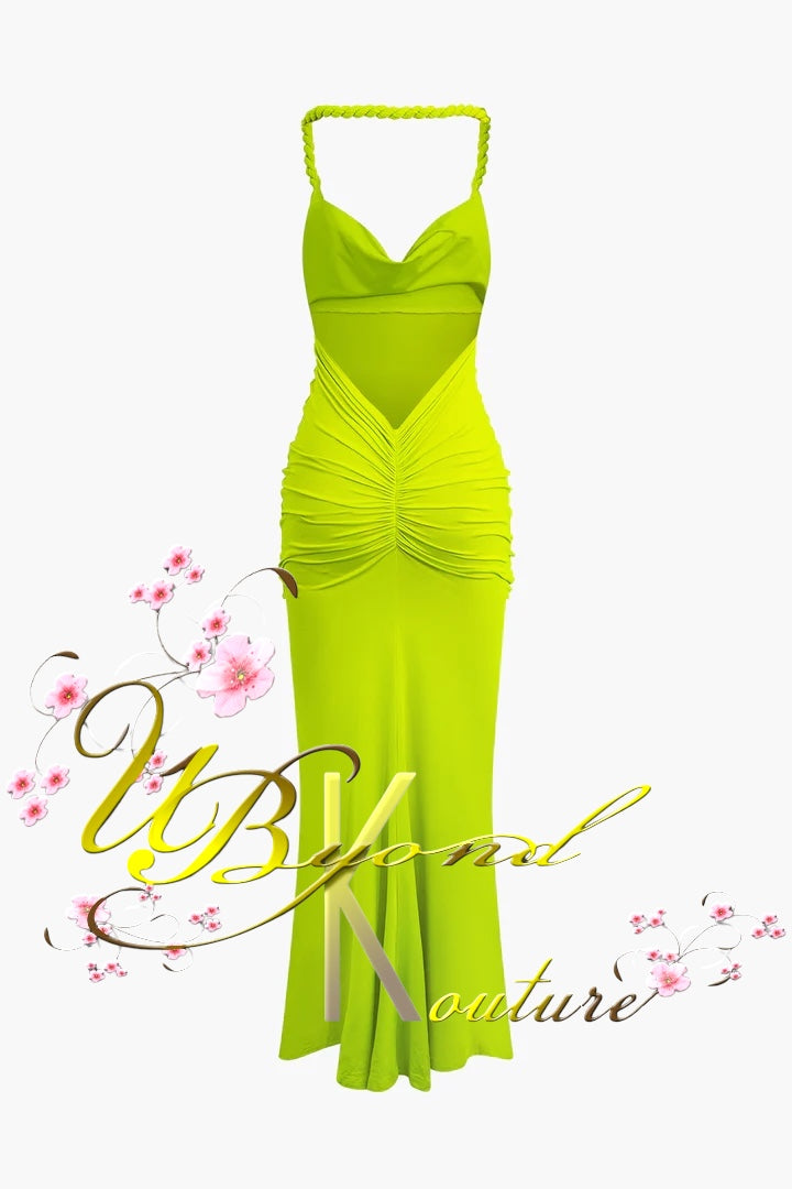 Aria Braided Strap Maxi Dress