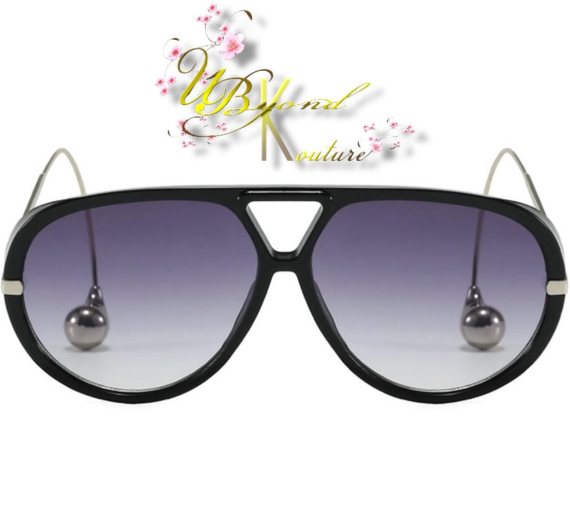 Don't Worry About My Behavior Aviator Sunglasses