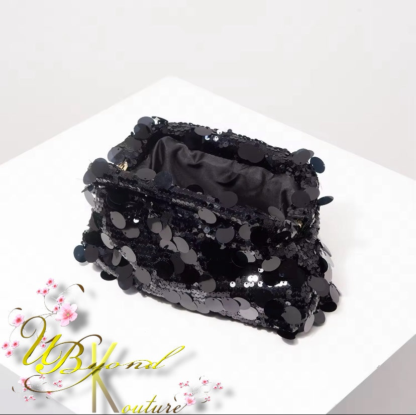 Sonia Sequin Clutch Bag