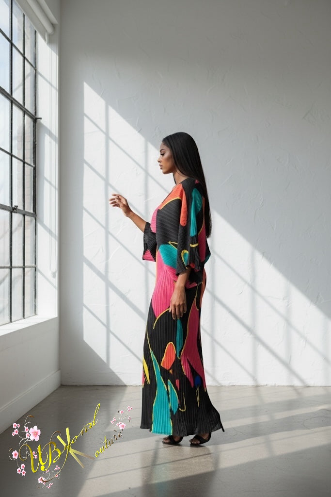 LaLa Midi Pleated Dress