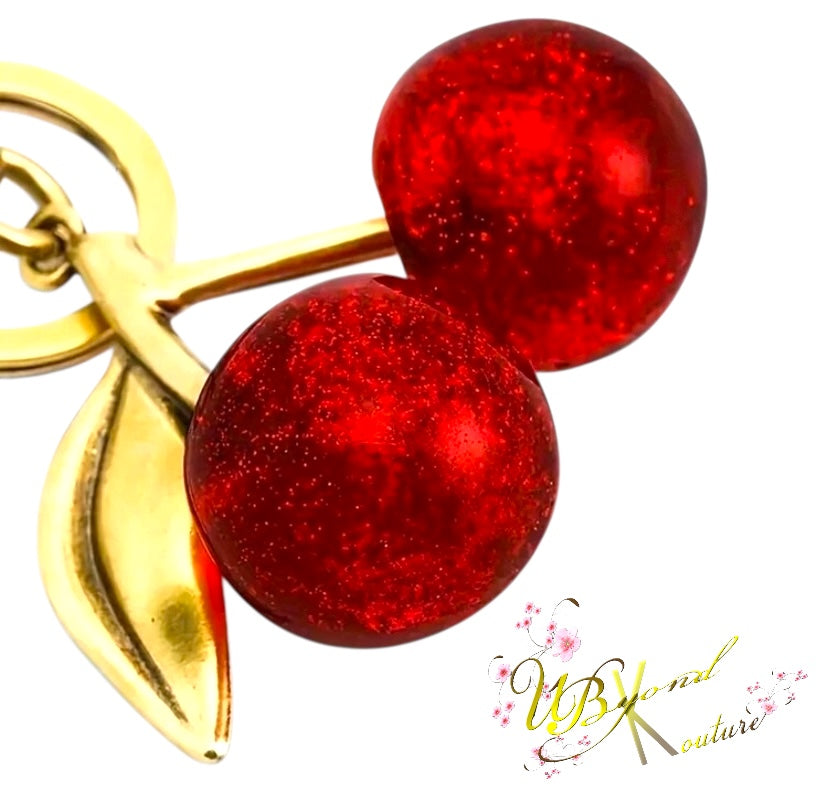 Cherry Bag Keychain Charm