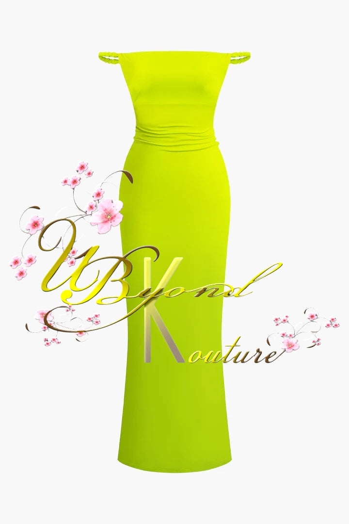Aria Braided Strap Maxi Dress