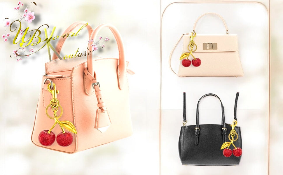 Cherry Bag Keychain Charm