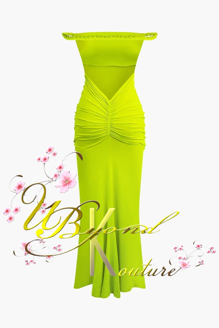 Aria Braided Strap Maxi Dress