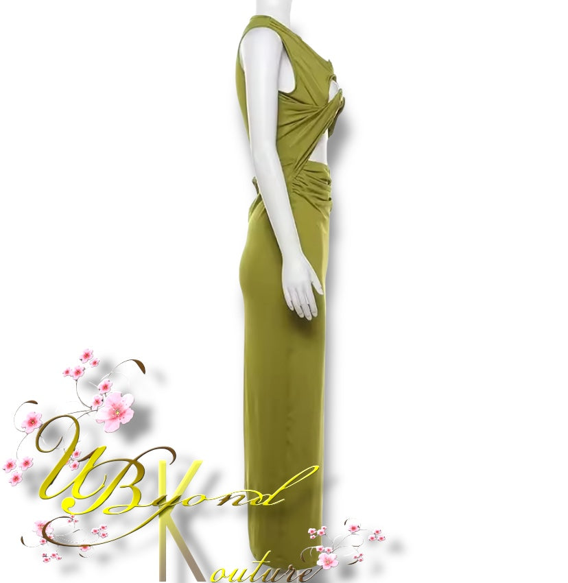 Amaya Cut Out Ruched Maxi Dress