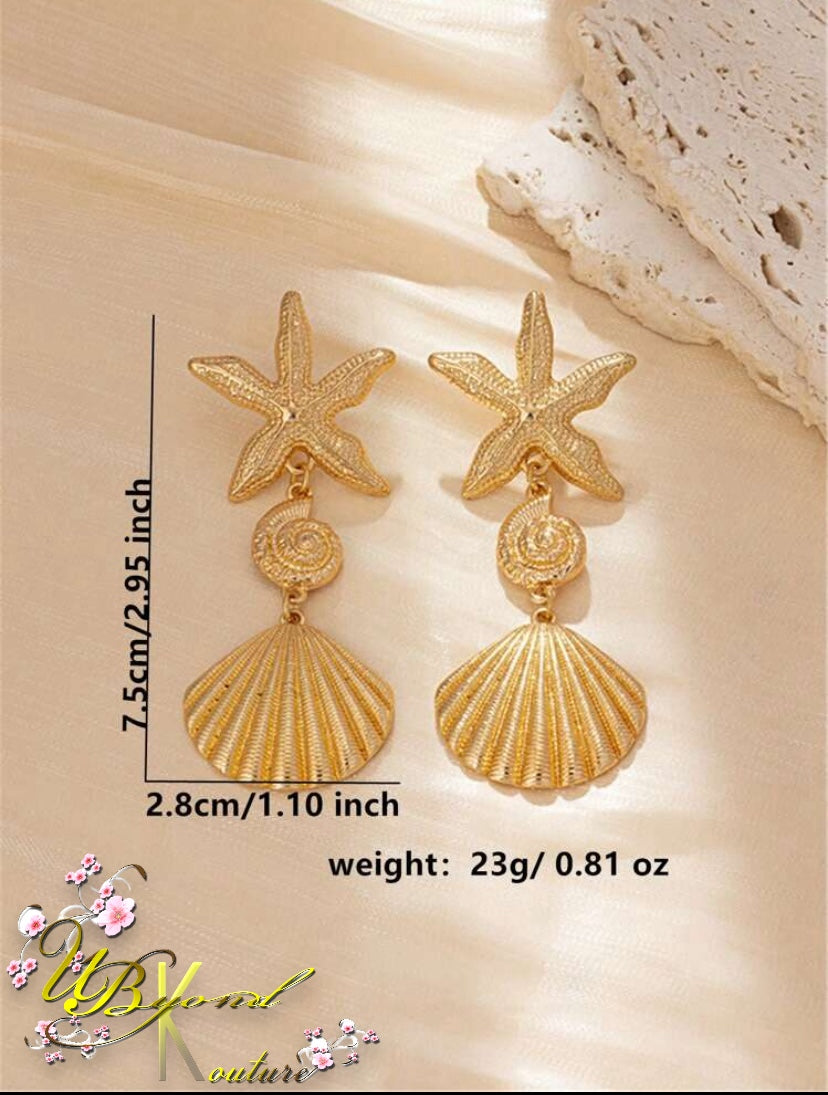 Shelly Seashell Earings