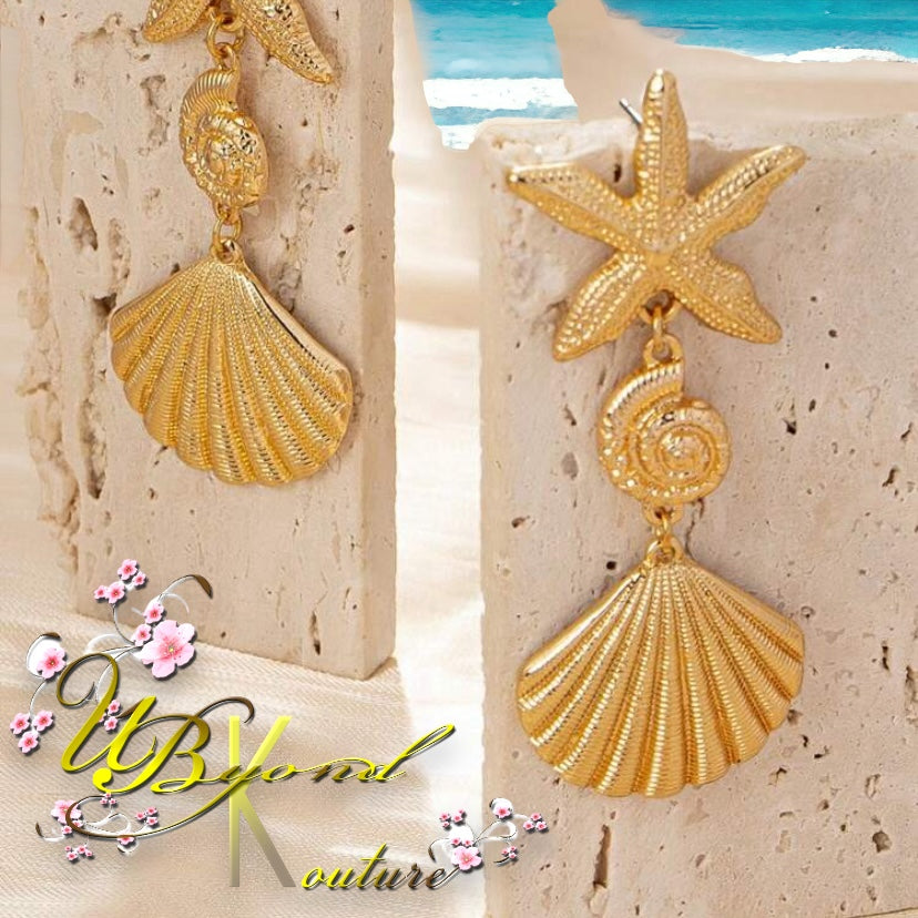 Shelly Seashell Earings