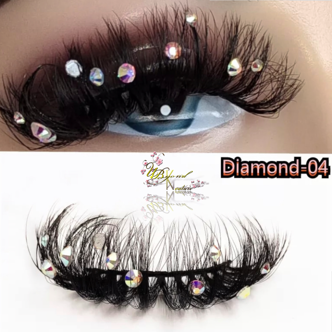 Glitter False Eyelashes