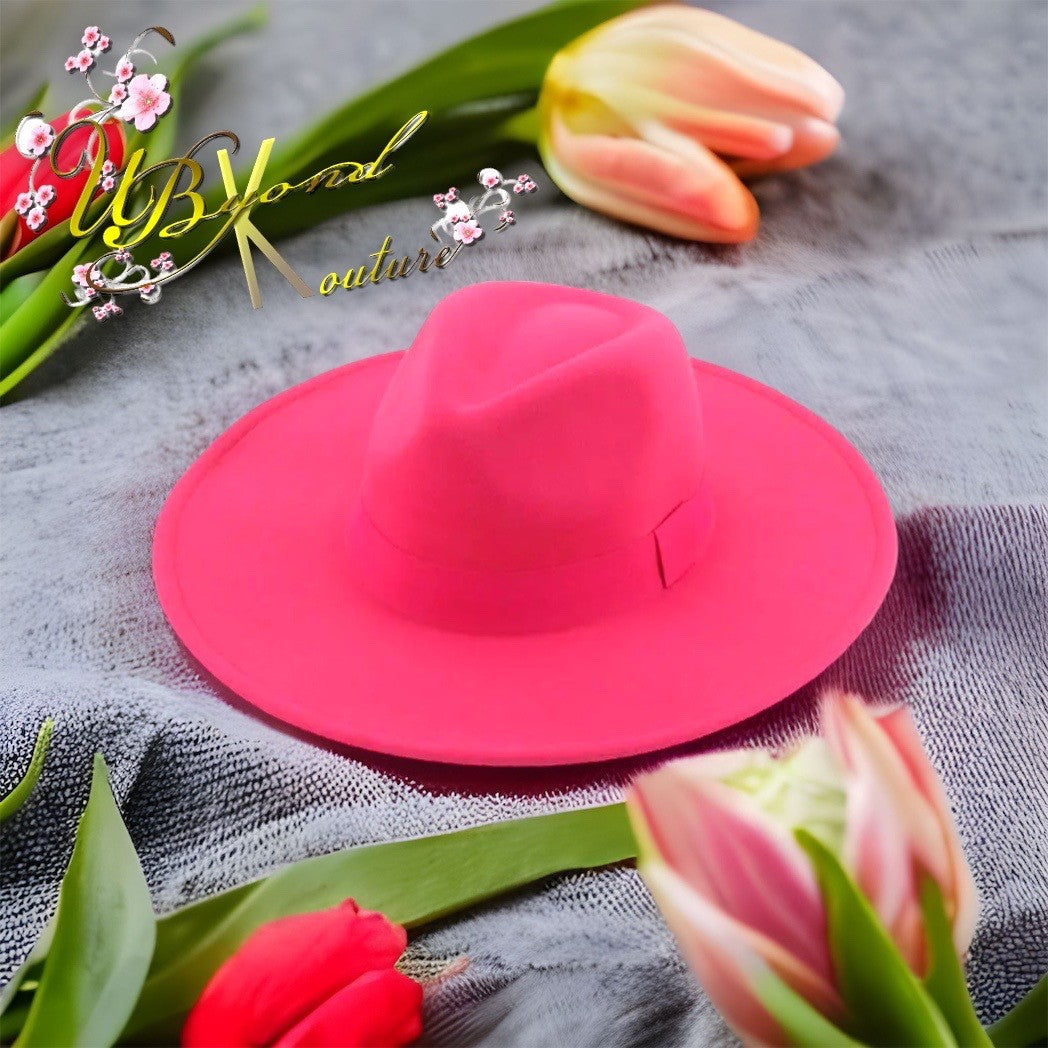 Fuchsia Fedora Hats