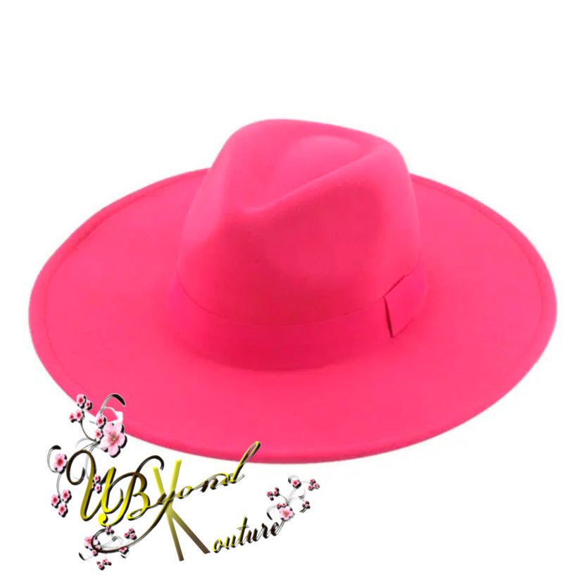 Fuchsia Fedora Hats