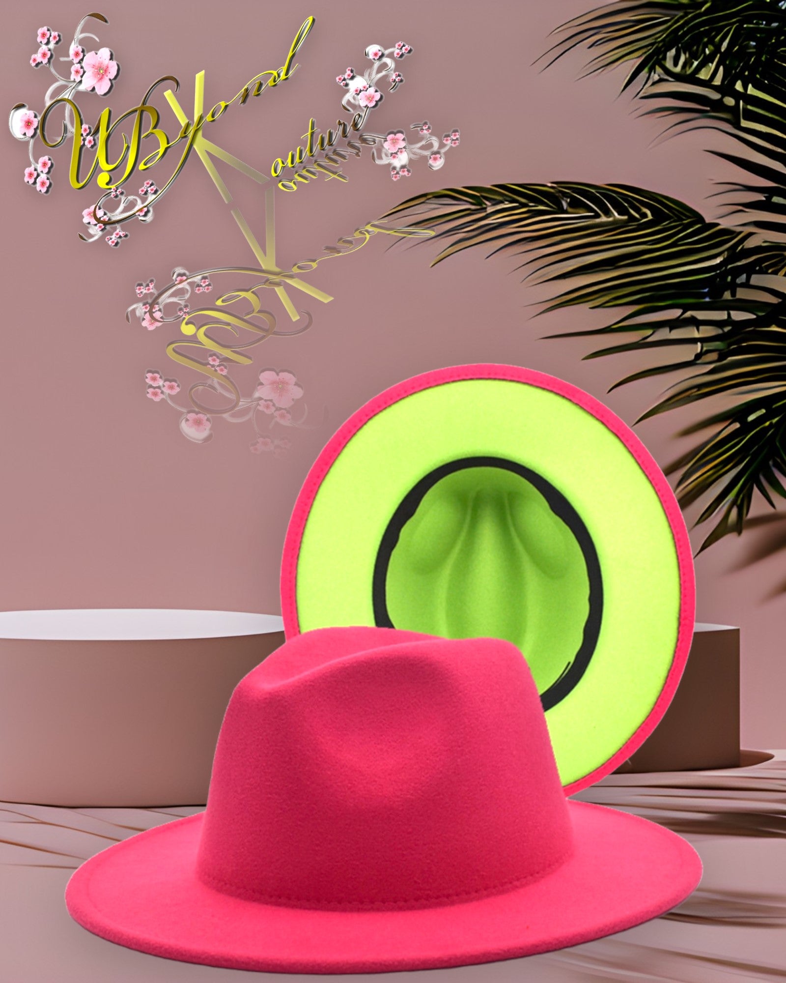 Hot Pink Fedora Hat