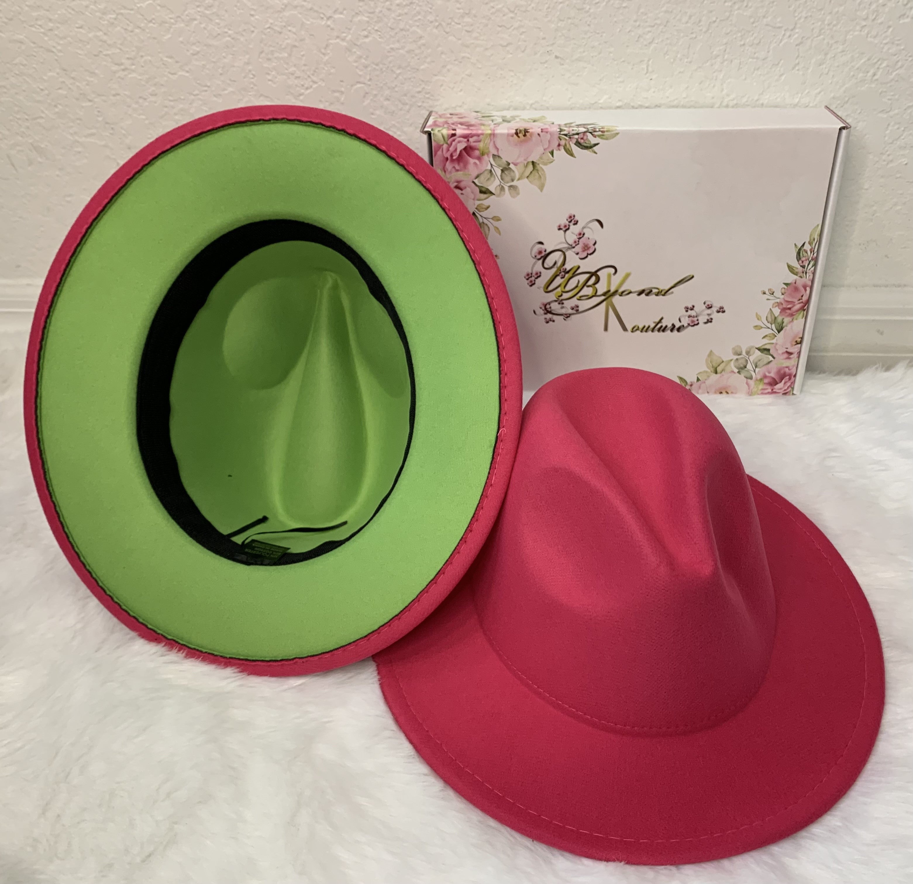 Hot Pink Fedora Hat