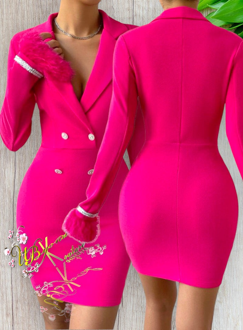 Pink Bodycon Dress 