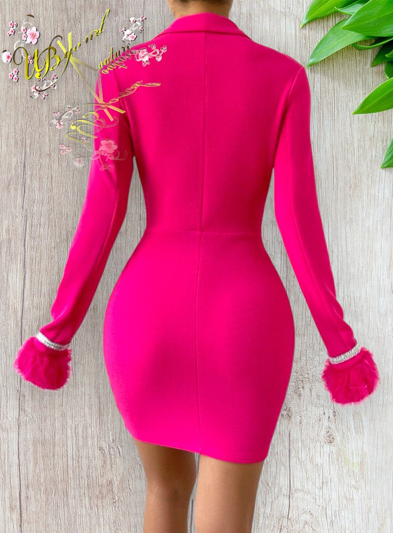 Pink Bodycon Dress 