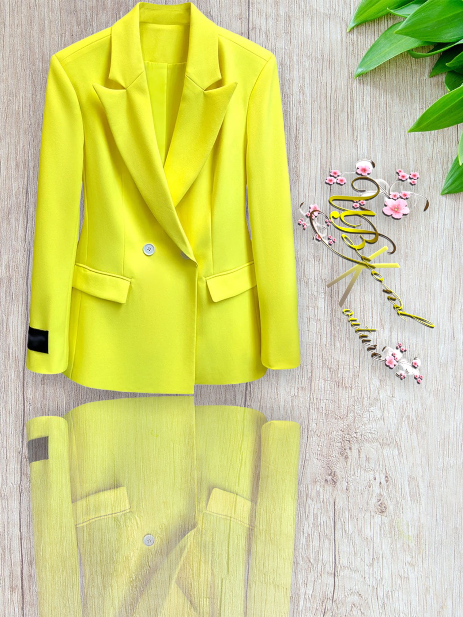 Ladies Yellow Blazer